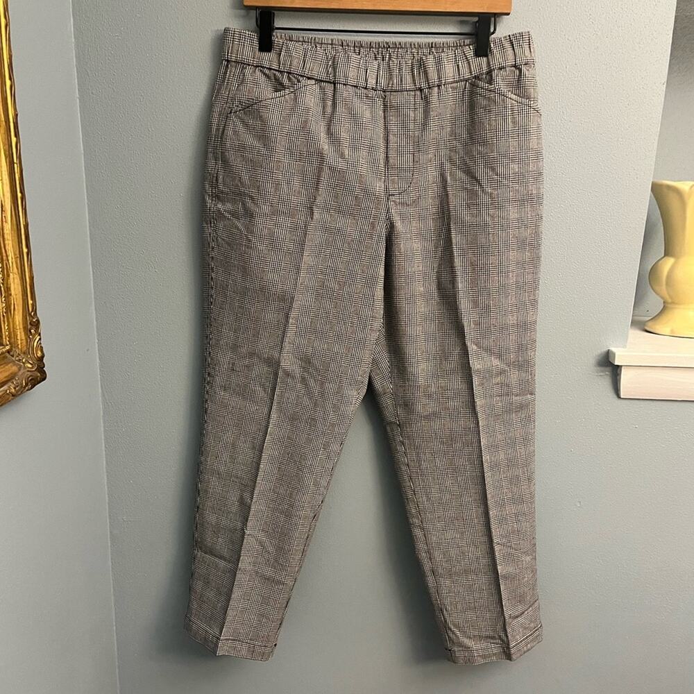 Lands’ End Houndstooth Pull On Pants